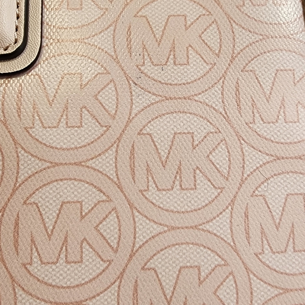 Michael Kors Pink Jodie Small Logo Jacquard Tote Bag - MSRP $348 NWT - Picture 7 of 11